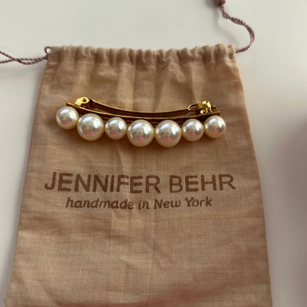 Jennifer Behr pearl hair barrette, Never worn